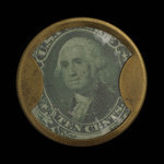 Canada, Weir & Larminie, no denomination <br /> 1863
