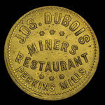 Canada, Jos. Dubois, 1 meal <br /> 1891
