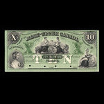 Canada, Bank of Upper Canada (York), 10 dollars <br /> 1861