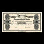 Canada, Newfoundland - Department of Public Works, 80 cents <br /> 1909