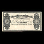 Canada, Newfoundland - Department of Public Works, 1 dollar <br /> 1909