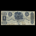 Canada, Central Bank of New Brunswick, 5 pounds <br /> November 1, 1857