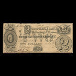 Canada, Phenix Bank, 2 dollars : 1841