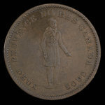 Canada, Bank of Montreal, 1 penny <br /> 1837