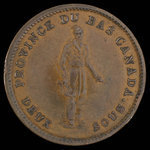 Canada, City Bank (Montreal), 1 penny <br /> 1837