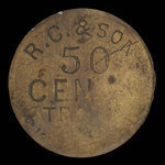 Canada, R.C. & Son, 50 cents <br /> 1914