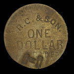 Canada, R.C. & Son, 1 dollar <br /> 1914