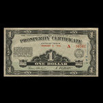 Canada, Alberta - Treasury Department, 1 dollar <br /> August 5, 1936