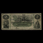 Canada, Province of Canada, 2 dollars <br /> October 1, 1866