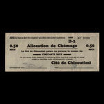 Canada, Cité de Chicoutimi, 50 cents <br /> November 21, 1935