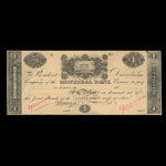 Canada, Montreal Bank, 1 dollar <br /> March 1819