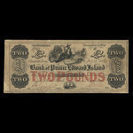 Canada, Bank of Prince Edward Island, 2 pounds <br /> January 1, 1863