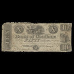 Canada, Colonial Bank of Chatham, 10 dollars <br /> January 4, 1837