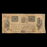 Canada, Charlevoix & Quebec Steamers, 50 dollars <br /> 1848