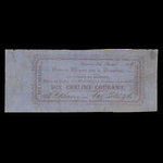 Canada, Naz. Tetu & Co., 10 chelins <br /> May 14, 1859
