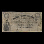 Canada, Moisic Iron Company, 1 cent <br /> 1876