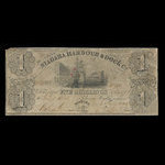 Canada, Niagara Harbour & Dock Co., 1 dollar <br /> January 4, 1841