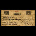 Canada, Steamer Crescent, no denomination <br /> June 28, 1856