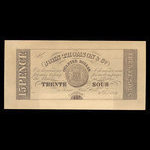 Canada, John Thomson & Co., 30 sous <br /> December 20, 1837