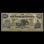 Canada, Bank of Ottawa (The), 10 dollars <br /> January 2, 1903