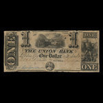 Canada, Union Bank, 1 dollar <br /> August 1, 1838