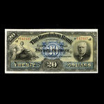 Canada, Dominion Bank, 20 dollars <br /> October 1, 1909