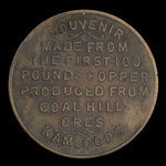 Canada, Coal Hill Copper Company, no denomination <br /> 1897