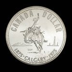 Canada, Elizabeth II, 1 dollar <br /> 1975