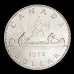 Canada, Elizabeth II, 1 dollar <br /> 1975
