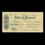 Mexico, Bank of Montreal, 1 peso <br /> March 18, 1915