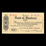 Mexico, Bank of Montreal, 2 1/2 pesos <br /> June 1, 1915