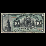 Canada, Home Bank of Canada, 10 dollars <br /> March 1, 1917