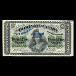 Canada, Dominion of Canada, 25 cents <br /> March 1, 1870