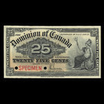 Canada, Dominion of Canada, 25 cents <br /> January 2, 1900