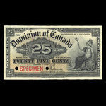 Canada, Dominion of Canada, 25 cents <br /> January 2, 1900