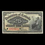 Canada, Dominion of Canada, 25 cents <br /> January 2, 1900