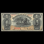 Canada, Dominion of Canada, 1 dollar <br /> March 31, 1898