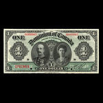 Canada, Dominion of Canada, 1 dollar <br /> January 3, 1911