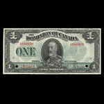 Canada, Dominion of Canada, 1 dollar <br /> July 2, 1923