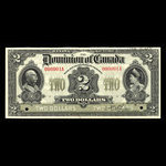 Canada, Dominion of Canada, 2 dollars <br /> January 2, 1914