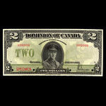 Canada, Dominion of Canada, 2 dollars <br /> June 23, 1923
