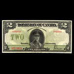 Canada, Dominion of Canada, 2 dollars : June 23, 1923