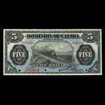 Canada, Dominion of Canada, 5 dollars : May 1, 1912