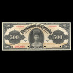 Canada, Dominion of Canada, 500 dollars <br /> January 3, 1911