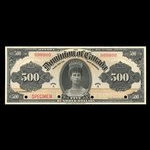 Canada, Dominion of Canada, 500 dollars <br /> January 3, 1911