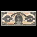 Canada, Dominion of Canada, 500 dollars <br /> January 3, 1911