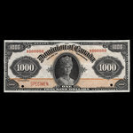 Canada, Dominion of Canada, 1,000 dollars <br /> January 2, 1925