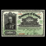 Canada, Dominion of Canada, 1,000 dollars <br /> January 2, 1924