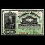 Canada, Dominion of Canada, 1,000 dollars <br /> January 2, 1924