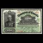 Canada, Dominion of Canada, 1,000 dollars <br /> January 2, 1924